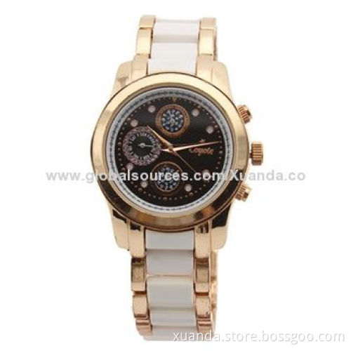 Alloy watches, 5ATM water-resistant, MOQ 300pcs, best selling productNew